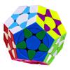 FAVNIC Megaminx/Magic Tower Magic Cube, Cute 3x3x3 Magical Cube, Competition Puzzle, Knowledge Toy (Megaminx Stickerless Version)