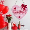Romantic Valentine's Day Door Hanging Sign Handmade Letter Front Door Sign Wedding Party