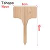 Nursery Pots Plant Markers Planting Tags Garden Wooden Labels Bonsai Ornament Bamboo Crafts