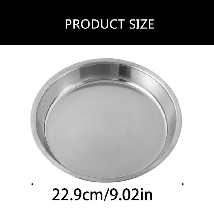 2 шт. Круглая паровая тарелка из нержавеющей стали, охлаждающий поднос, ручные формы для Лянпи, металлическая посуда, инструмент для приготовления пищи