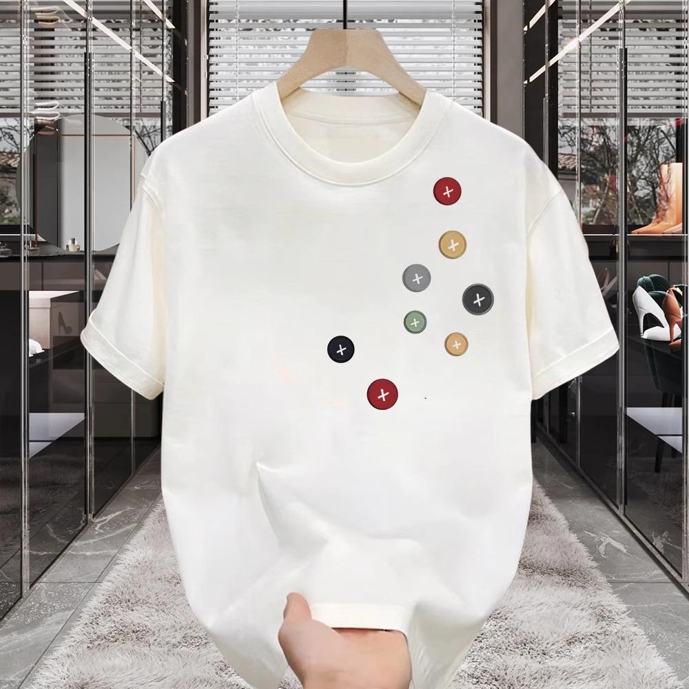 Американский хулиган Красивая хлопковая футболка с коротким рукавом Молодежная мужская и женская уличная свободная футболка с круглым вырезом