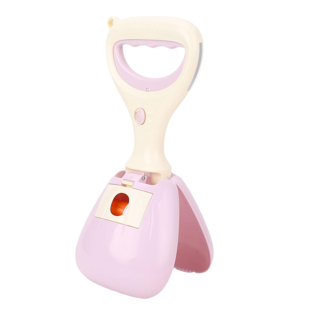 Portable Dog Pooper Scooper Ergonomic Handle Pet Travel Waste Pick Up Poop Scoop with Bag