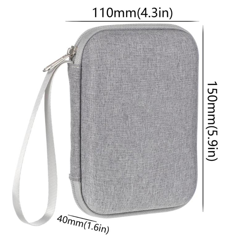 Saxophone Reed Carrying Case Waterproof Reed Storage Bag Portable Zipper Bag with Mesh Pocket for Clarinet Saxophone