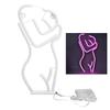 Светодиодный неоновый свет неоновая вывеска в форме тела, настенный декоративный светильник с питанием от USB для спальни, бара, вечеринки