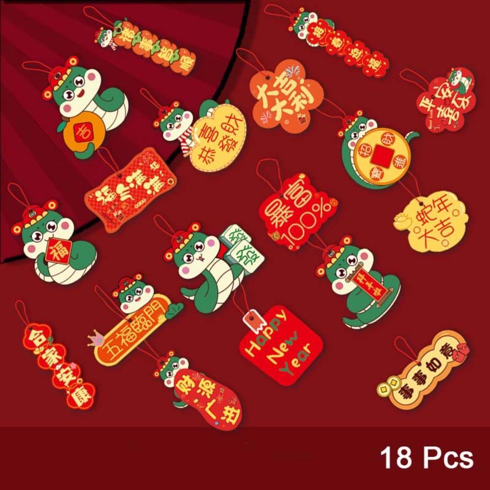 Red Hanging Pendant Tassel Potted Plant Decoration New Hanging Ornament Spring Festival