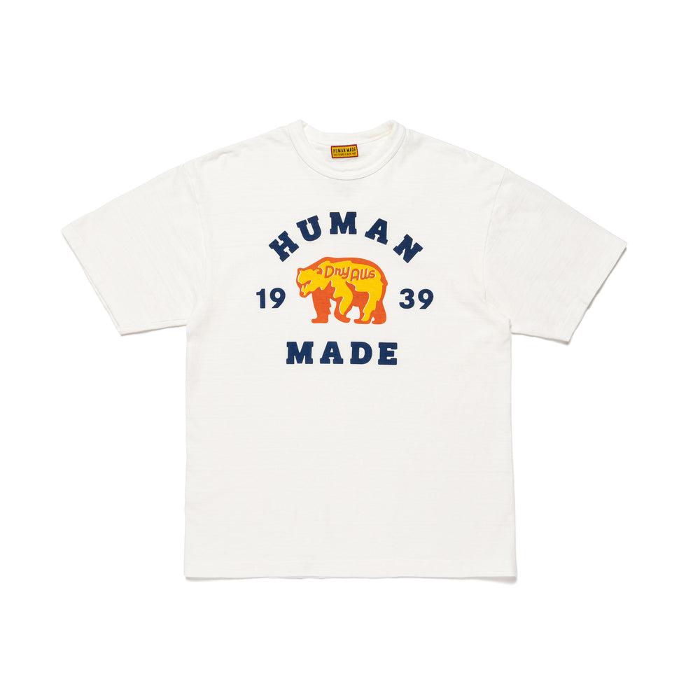 Huunisex Made Graphic Tshirt White Black 2colors Hm30te008