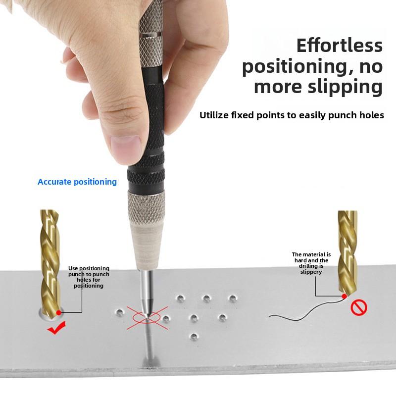 Автоматический пружинный центратор-пробойник, стеклянный ударник, пробойник для разбивания окон, центрирующий пробойник