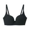 Breast Shaper Bra Plus Size FCH37A5S Black Women's Non-Wired Women's S+