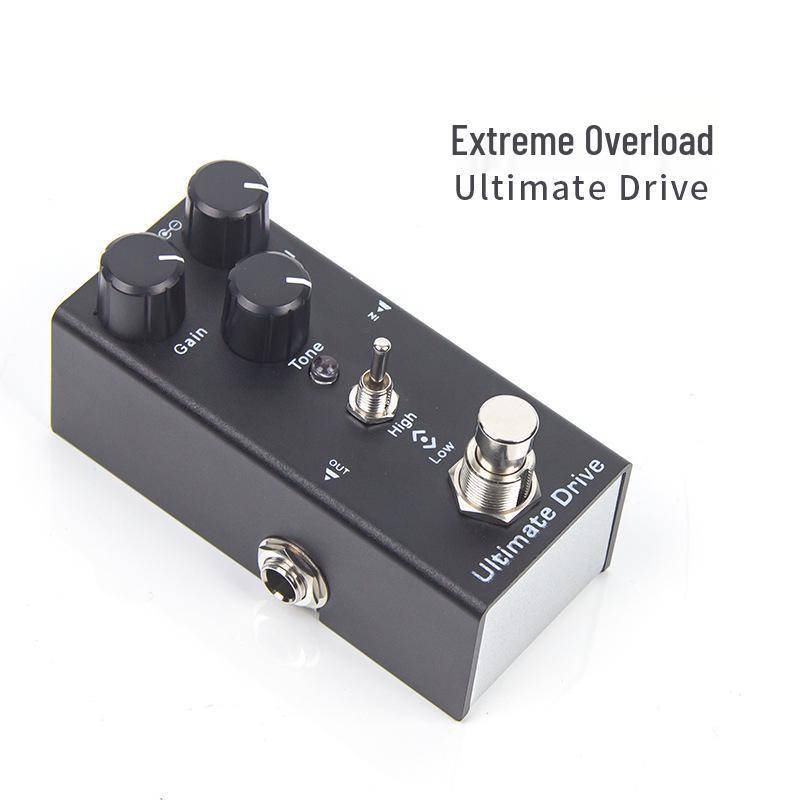 Electric Guitar Distortion & Reverb Effects Pedal