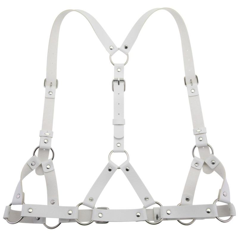 Крутая Панк Узкий Крой Регулировка Бондаж Универсальный Пояс Подтяжки Для Выступлений Jindian Круглый Двойная Пряжка Ремень Наплечный Ремень