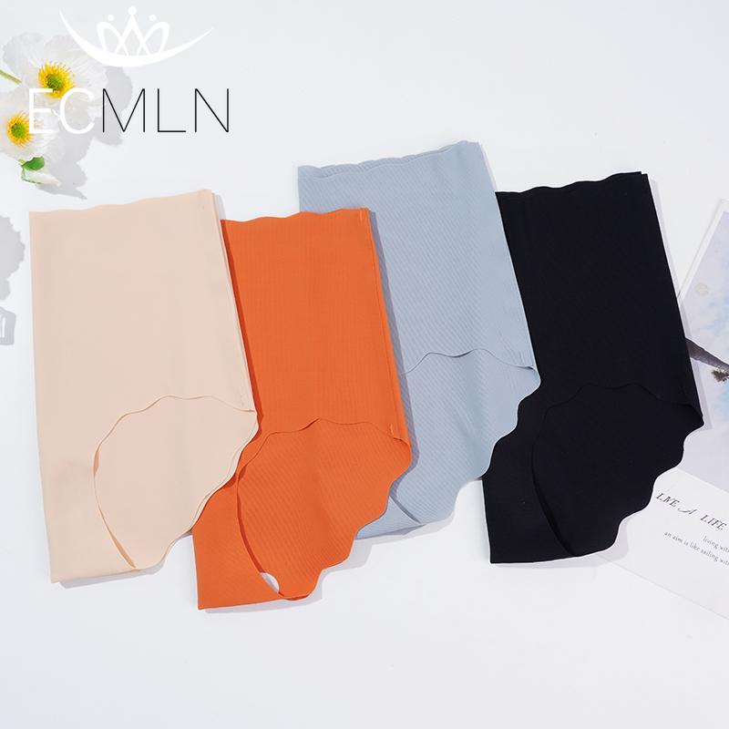 Women's Plus Size Ice Silk Seamless Briefs Underwear High Waist Panties for Women