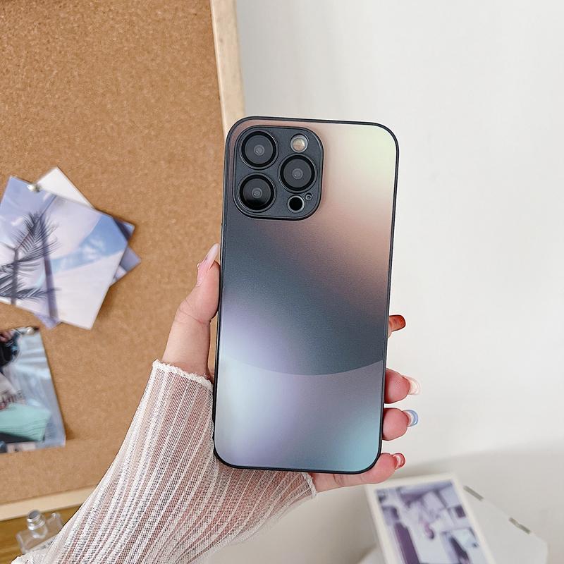 Чехол для телефона из закаленного стекла с градиентом для iPhone 15 14 Plus 13 12 11 Pro Max Huawei Mate 60 50 40 30 Honor 70 80 90 Nova 9 10 11 P50 P60 P40 Pro