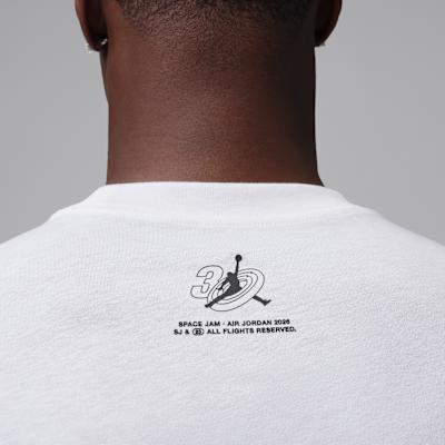 Men's Jordan T-Shirts Men's White Crew Neck