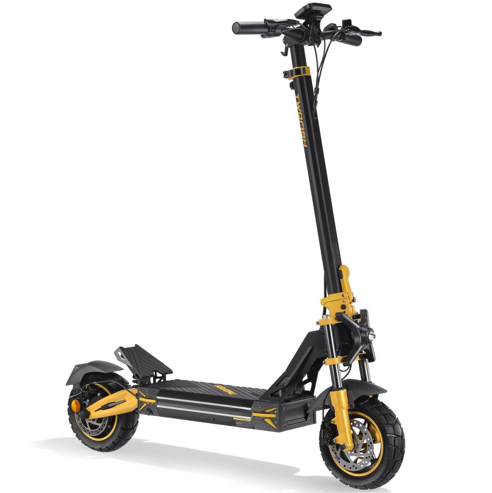 Twofish V2Max Off-Road Electric Scooter 53KM/H Top Speed 120KG Load 50KM Max Range 800W Motor 10 Inch Tires E-Scooter