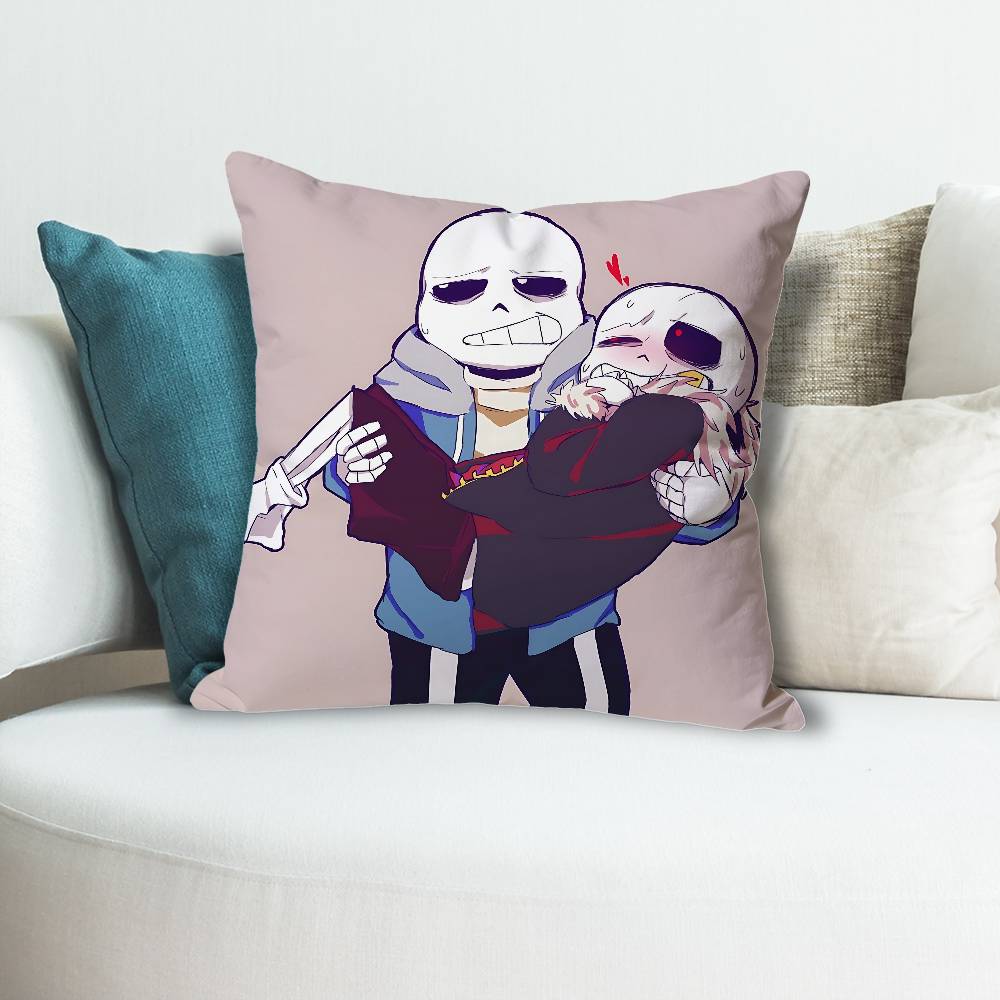 Fell Ink SSans UUndertales AU Celebrity Merchandise AllMatch Printed Pillow Case Sofa Car Office Room Decoration Protector