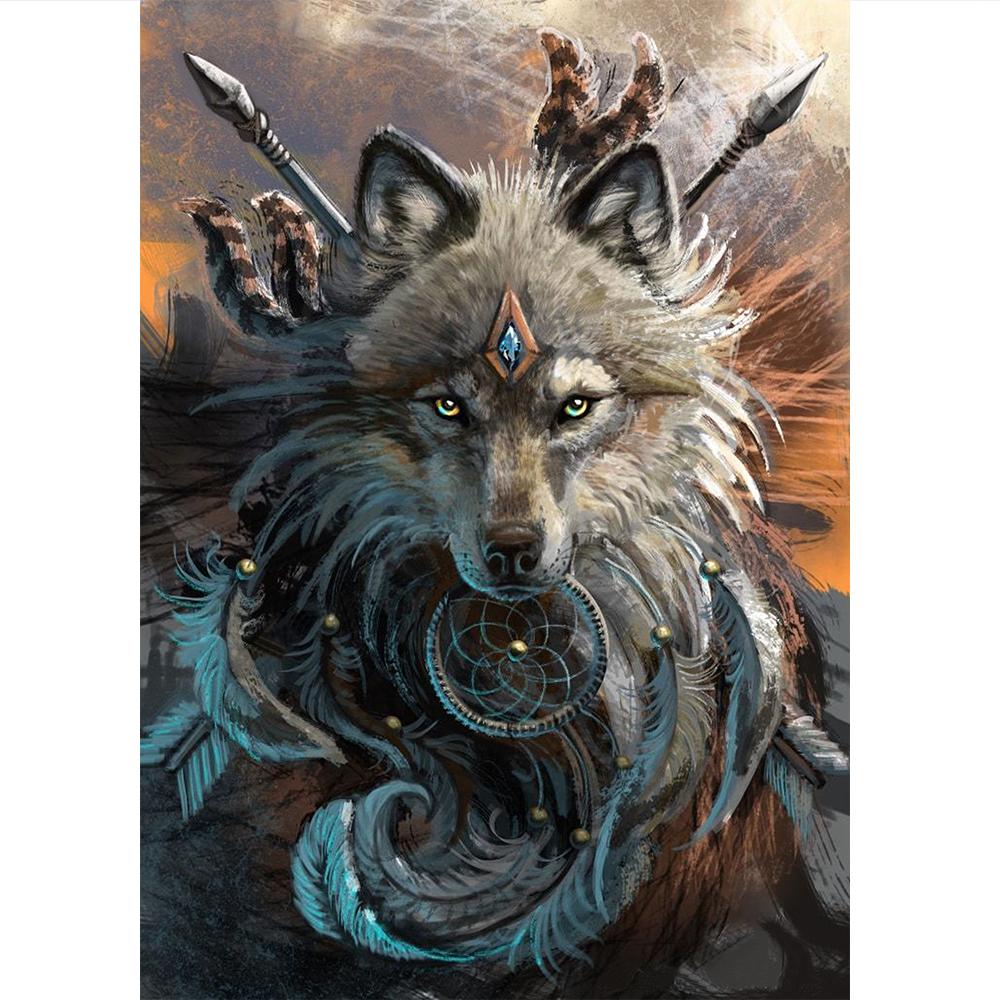 5D алмазная живопись «сделай сам» с животными, полная алмазов, ручная работа, алмазная вышивка, мозаика, украшение для дома, гостиной, подарок