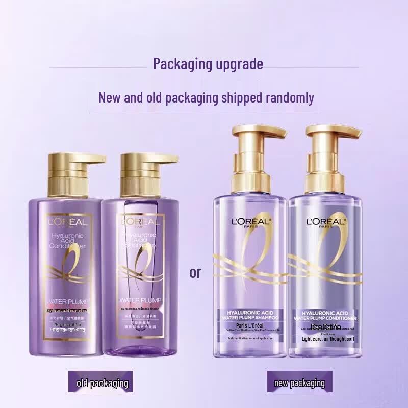 Набор шампуня и кондиционера L'Oréal с гиалуроновой кислотой для объема, без силиконов