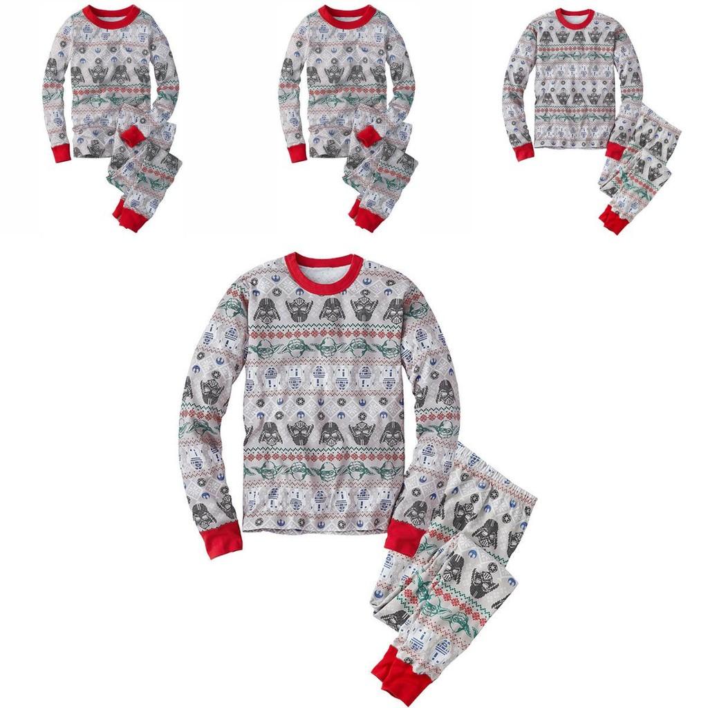 Детская пижама «Звездные войны» из удобной хлопковой смеси для семейного отдыха и сна