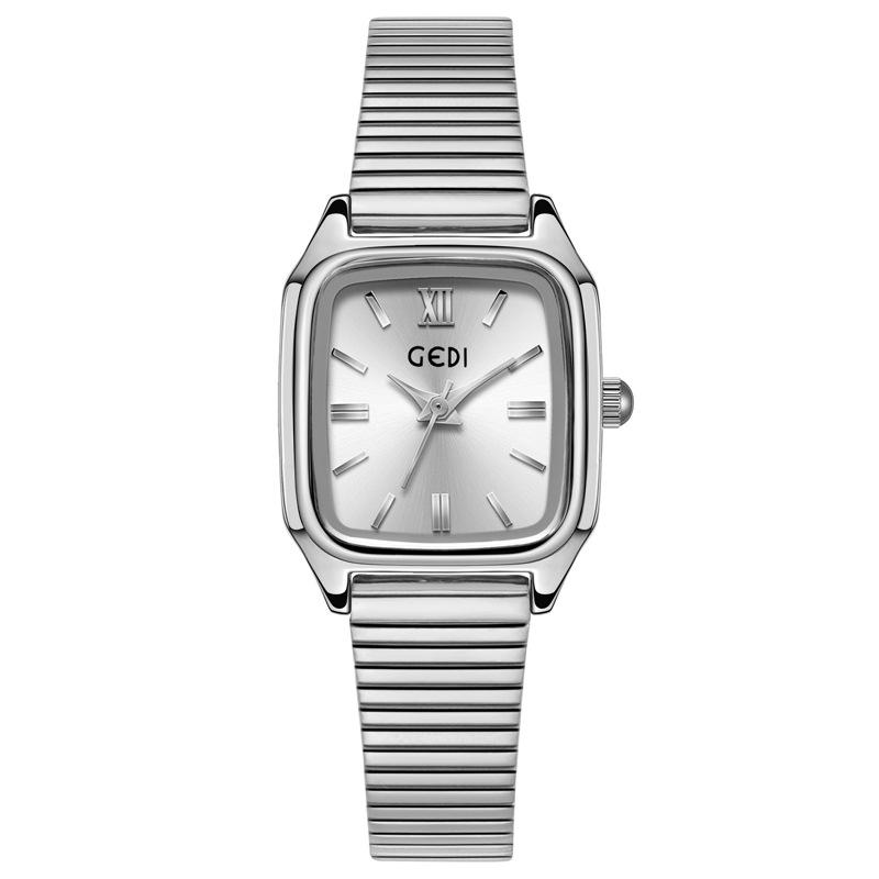 Medieval High-Value Women'S Watch Niche High-End Quartz Watch Women'S Simple Waterproof Steel Belt Watch