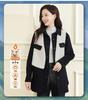 [Sheep Wool] Autumn and Winter Thick Two Piece Set with Horse Clip and Woolen Coat Women's Coat