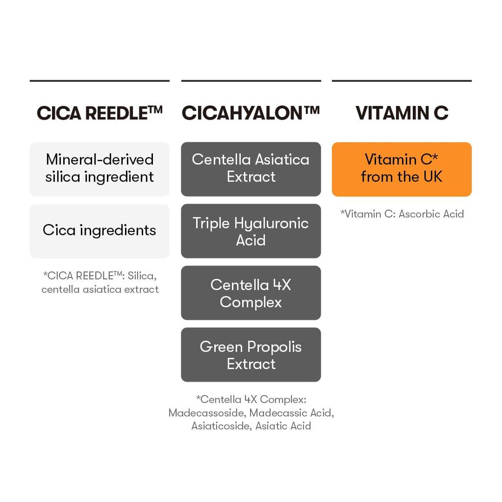 VT Косметика Vita-Light Reedle Shot 100, Сыворотка с капсулами витамина C, Витамин E, Увлажняющий уход, Корейский уход за кожей для чувствительной кожи 1,69 жидких унций(50мл)