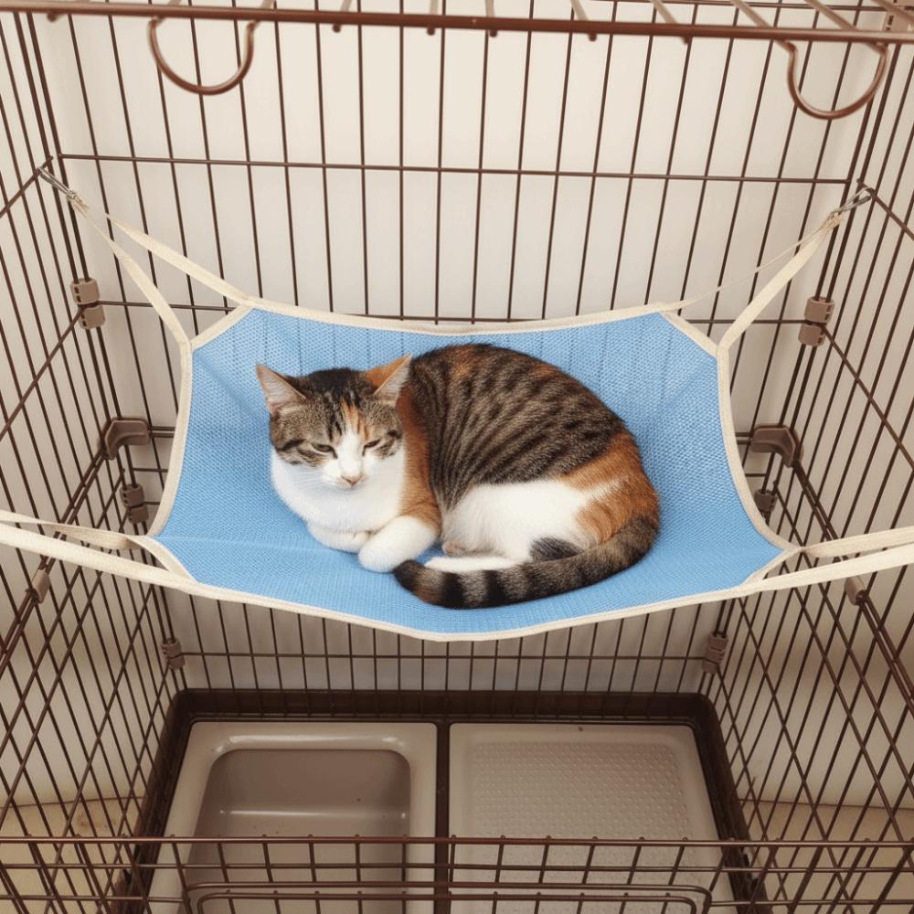 Comfortable Pet Cage Hammock Wear Resistant Hanging Sleeping Bed Cat Hanging Hammock  Indoor