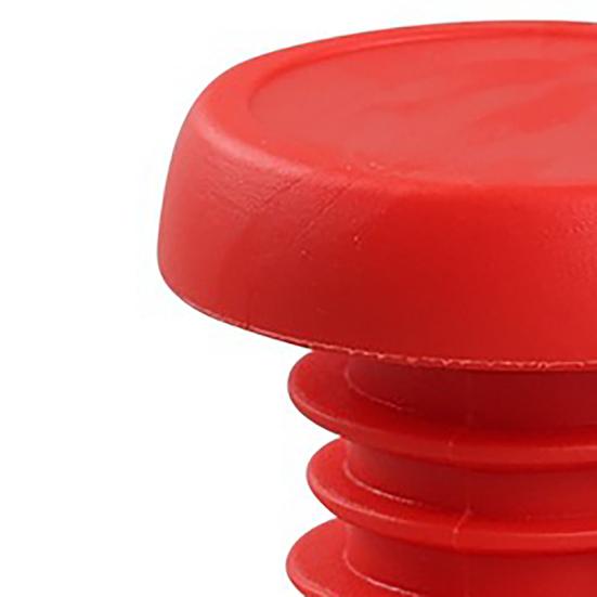 1 Pair Plastic Bar End Caps Anti-Vibration Bright Color Solid Wear-Resistant Bar End Plugs for Mountain Bikes