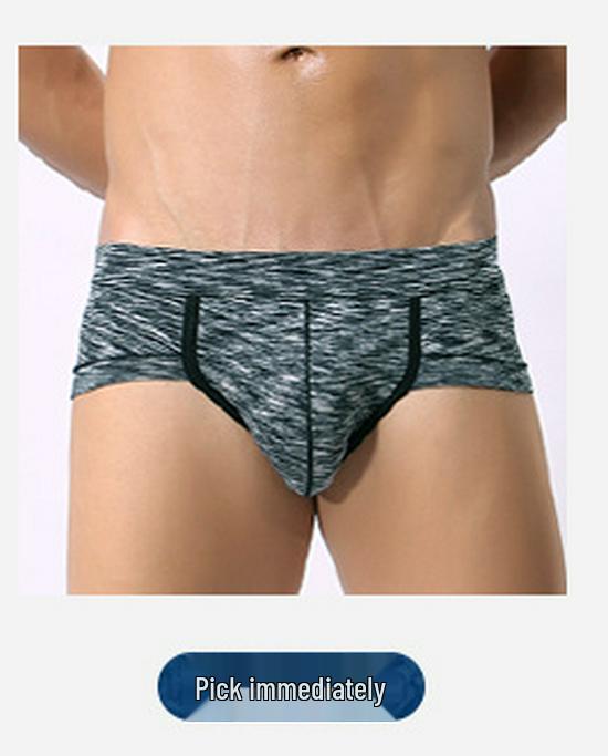 Мужские европейские и американские длинные боксеры-брифы из чистого хлопка - Большие размеры, фитнес-плавки