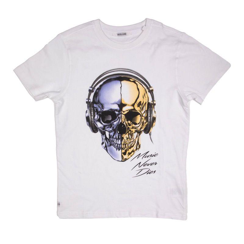 Футболка с принтом черепа для мальчика DEELUXE 74