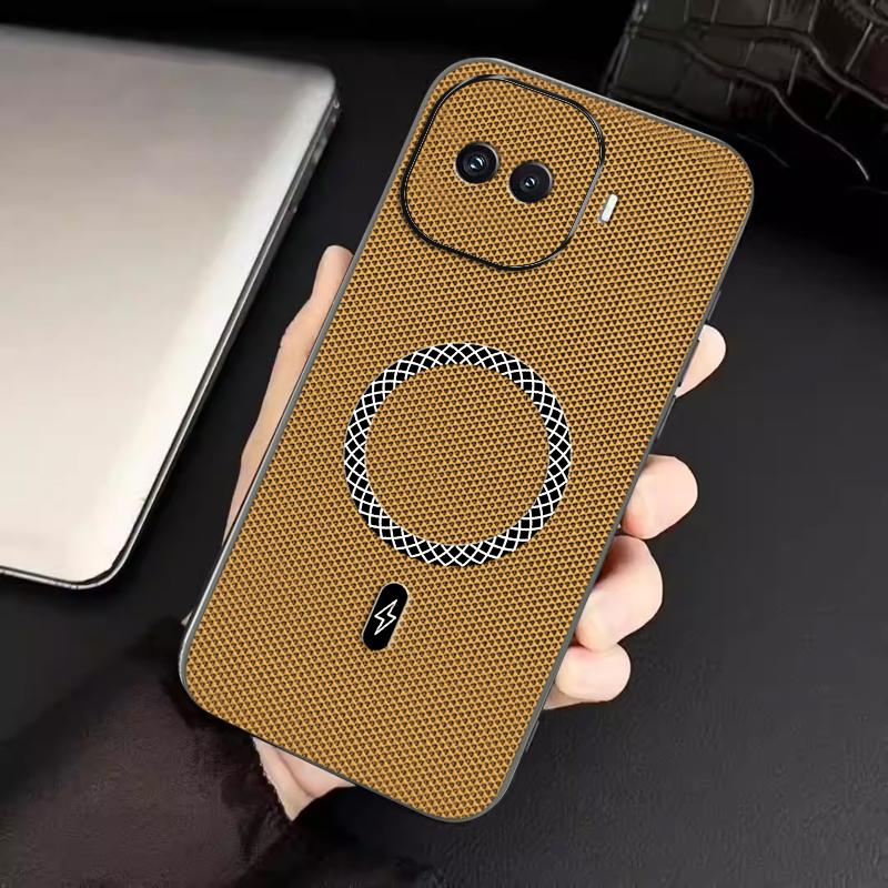 Biruiqu IQOO 15R Новый Ультратонкий Магнитный Кожаный Ударопоглощающий Защитный Чехол для Телефона