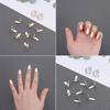 Reusable Nail Rings Causal Phalanx Ring High Quality Fingertip Nail Rings for French Fake Nails