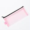 Nylon Mesh Pencil Bag Large Capacity Storage Bag Transparent Stationery Bag  Student