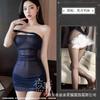 Sexy underwear women's sexy tube top hot perspective hip skirt light perspective royal sister uniform