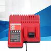 Rosfix VoltPlus M12-18FC PowerDock - Зарядное устройство Milwaukee | 12В-18В | 3А | Светодиод | ABS | Совместимо с M14, M18
