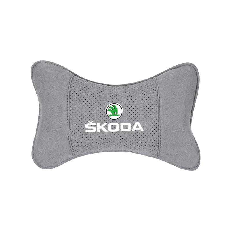 GTMZ9 Car Headrest Memory Foam Neck Pillow Auto Accessories For Skoda Yeti Kamiq Kodiaq Karoq Octavia Fabia Rapid Mk3 Superb Derivati