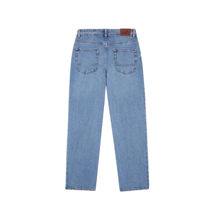 Timberland SS26 Однотонные дышащие прямые джинсы, приятные для кожи, мужские джинсы A6GM7-BQ8