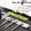 Non-Slip Silicone Kitchen Lid & Mat Organizer