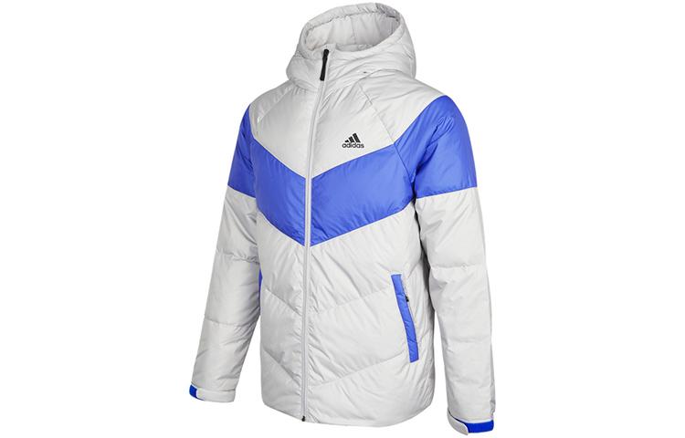 adidas Пуховики Мужские Серые С капюшоном Умеренные Другое H20791