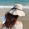 Foldable Women Bucket Hat Anti-UV Visor Caps Fashion Panama Cap  Spring Summer