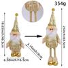 A Variety of Christmas Standing Telescopic Doll Hotel Window Christmas Snowman Elk Doll Decorative Ornaments