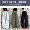 Quick-drying Scimitar Pants Women's Summer Thin New High-waisted Versatile and Thin Casual Pants Lazy Loose Wide-leg Pants