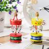 Wood Carousel Horse Christmas Pendant Festival Decoration Mini Pendant Wooden Xmas Ornaments Easter Kids Toys New Year Gifts
