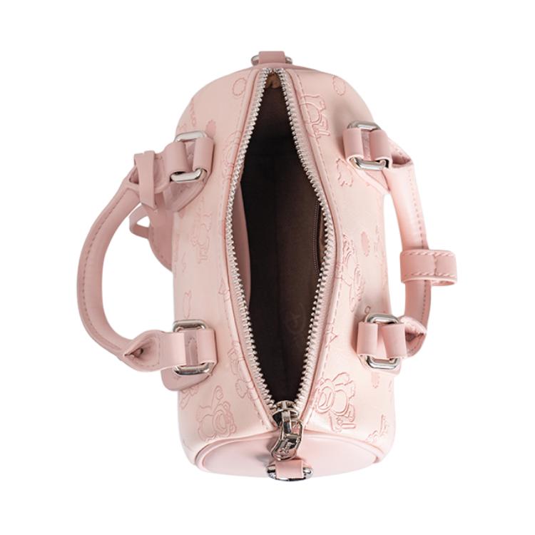 New Disney Synthetic Leather Boston Bag, Shoulder Bag, Handbag Women's Pink BMK-72613