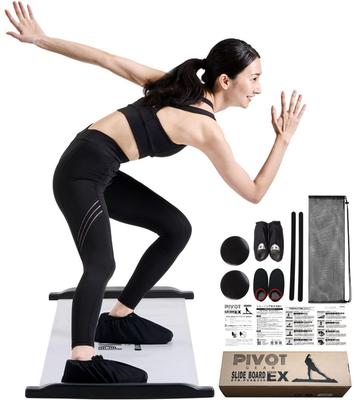 Тренировочная доска для скольжения High Grade Edition ZEROEX Lower Body Training Equipment Скользящая доска 180 Белый Прозрачный PIVOT-GEAR