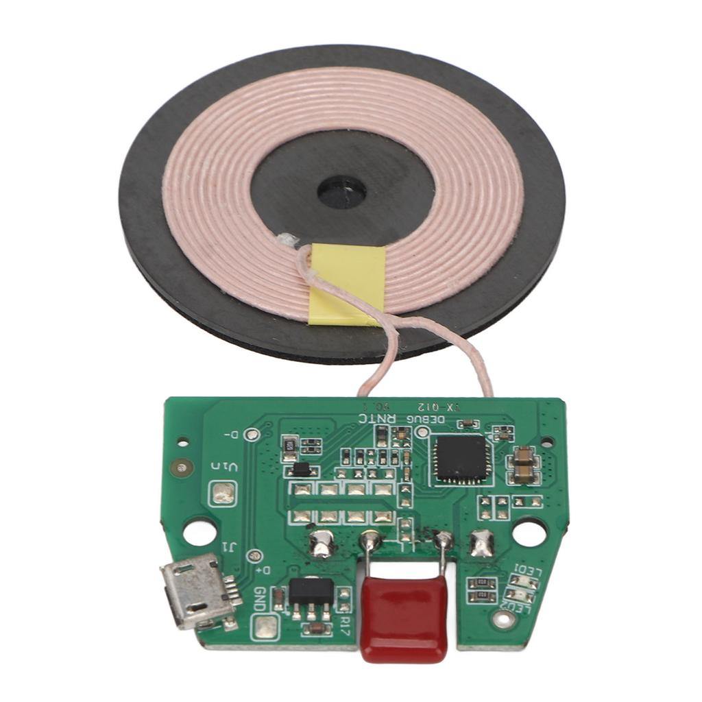 Wireless Charging Module QI Standard Fast Charging Micro USB Port Coil DIY Wireless Charger PCBA