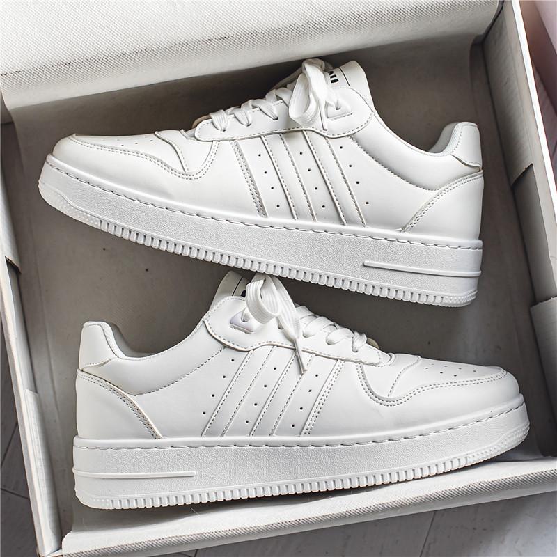 Shoes Men Breathable Sports Casual Shoes Sports White Shoes for Young Students.shoes