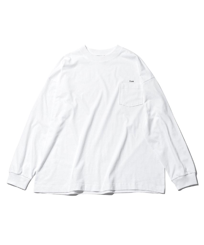 LUE PROJECT Pocket Long Sleeve T-Shirt - White