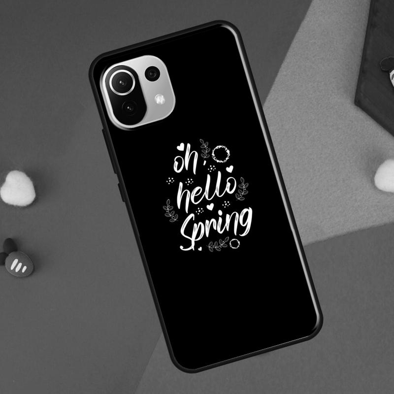 Hello Spring Flowers Cover For Xiaomi 14 Ultra 13 11T 12T 13T 14T Pro POCO X7 X6 Pro X3 X5 F3 F5 M6 F6 Pro Case