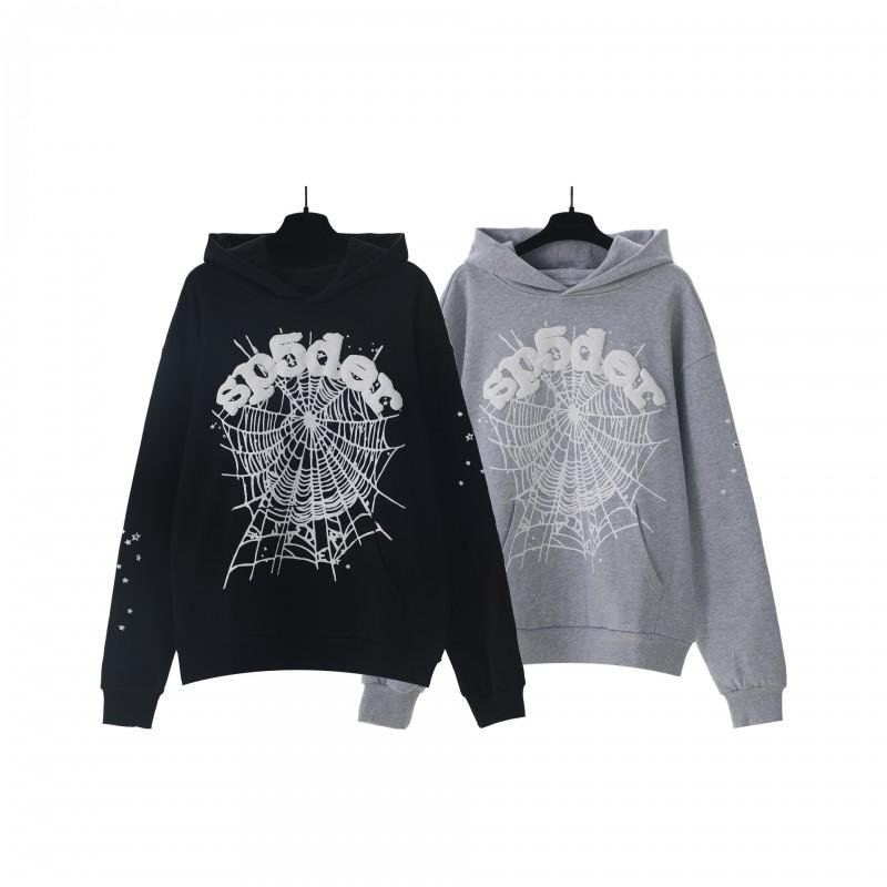 Unisex Oversized Hoodie Streetwear Cotton Pullover With Raised Letter Print Fall Casual Wear