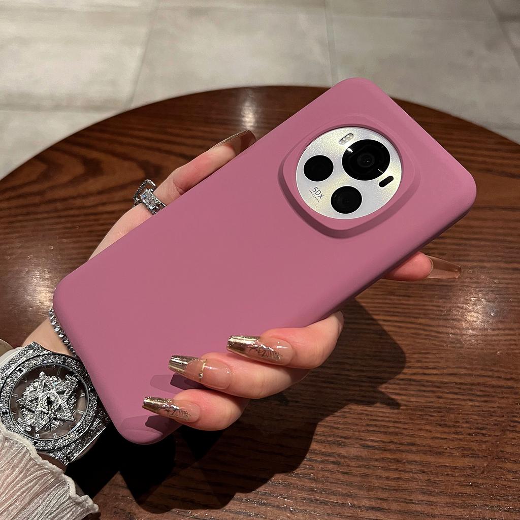 For Honor Magic6 5G Case Skin-Friendly Liquid Silicone+PC Phone Cover